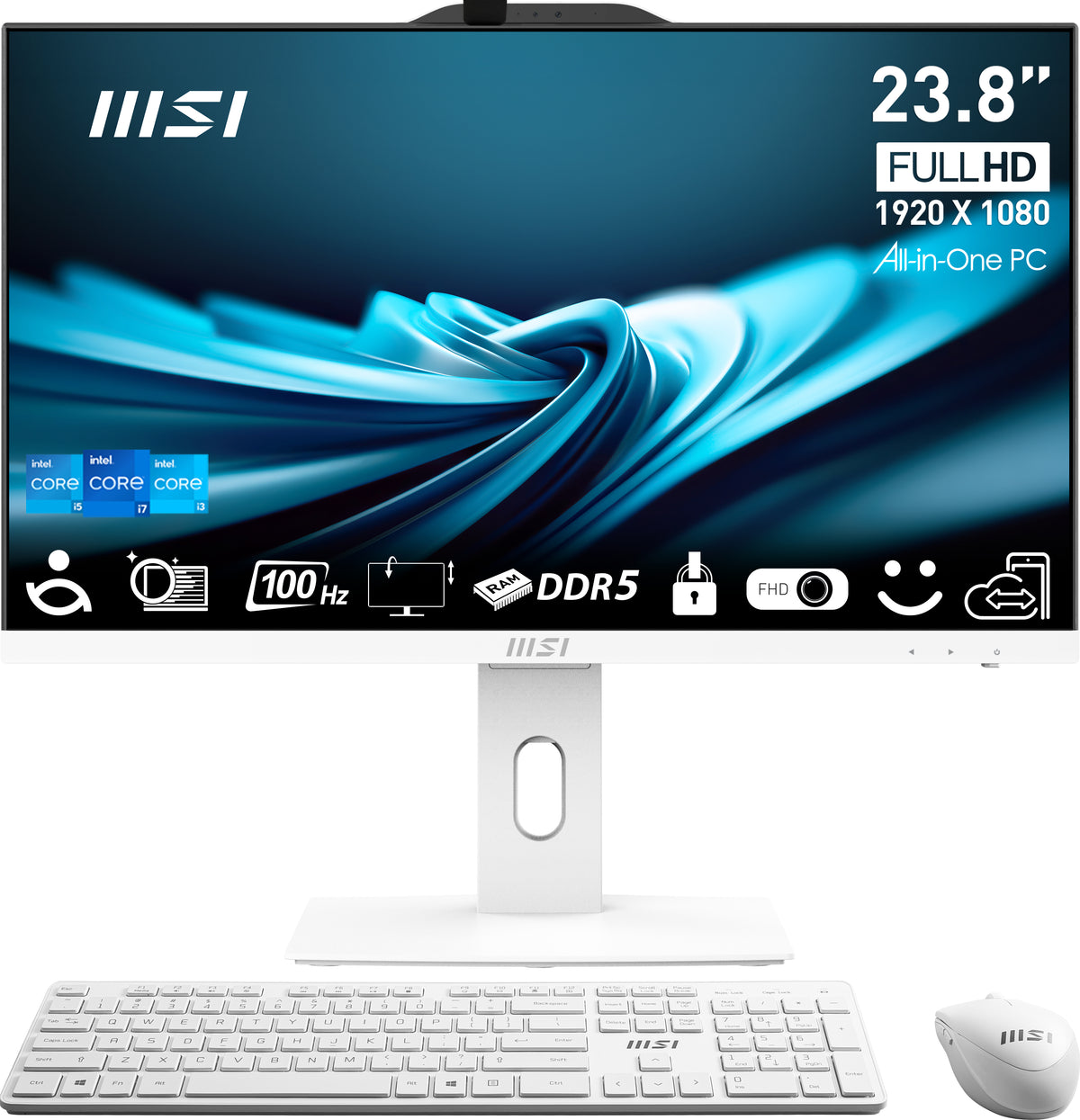 MSI Pro AP242P 14M-691EU Intel® Core™ i5 i5-14400 60,5 cm (23.8") 1920 x 1080 pixels PC All-in-One 16 Go DDR5-SDRAM 512 