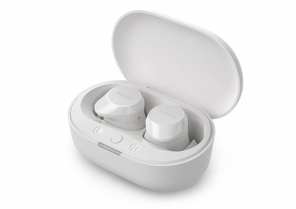 Philips TAT1209WT/00 casque True Wireless Stereo (TWS) Ecouteurs Appels/Musique Bluetooth Blanc