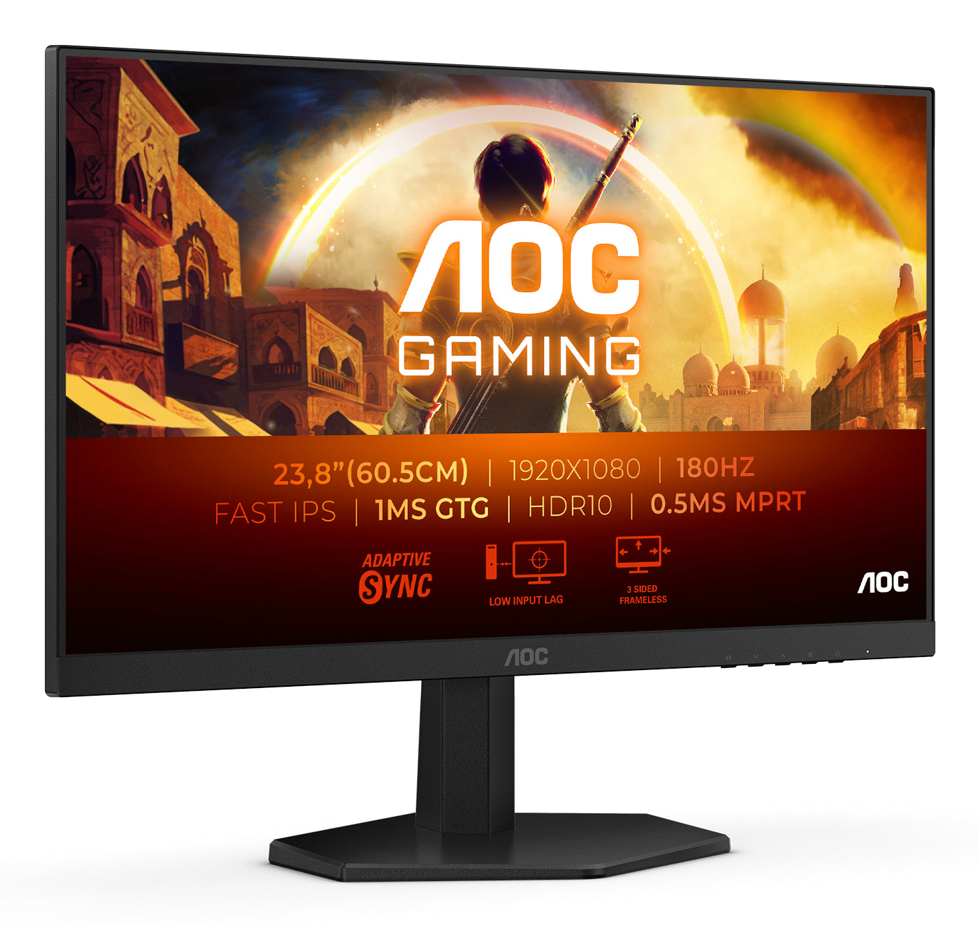 AOC G4 24G42E écran plat de PC 60,5 cm (23.8") 1920 x 1080 pixels Full HD LCD Noir