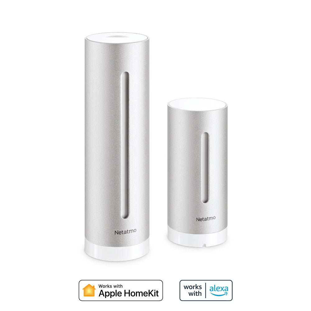 Netatmo NWS01-EC station météo numérique Aluminium Batterie/USB Wifi - vue 2