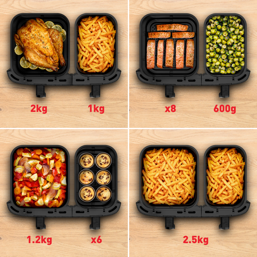 Tefal Dual Easy Fry XXL 11L Heißluftfritteuse EY9428