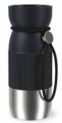 Tefal beYou N2191310 thermos 360 ml Noir, Acier inoxydable Acier inoxydable