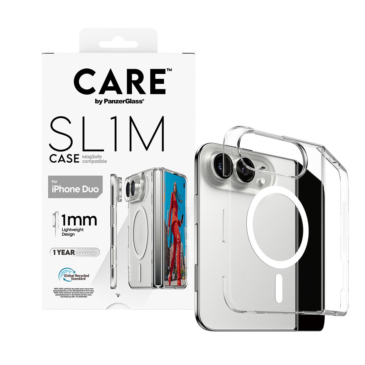 CARE™ by PanzerGlass® SL1M Case Transparent iPhone