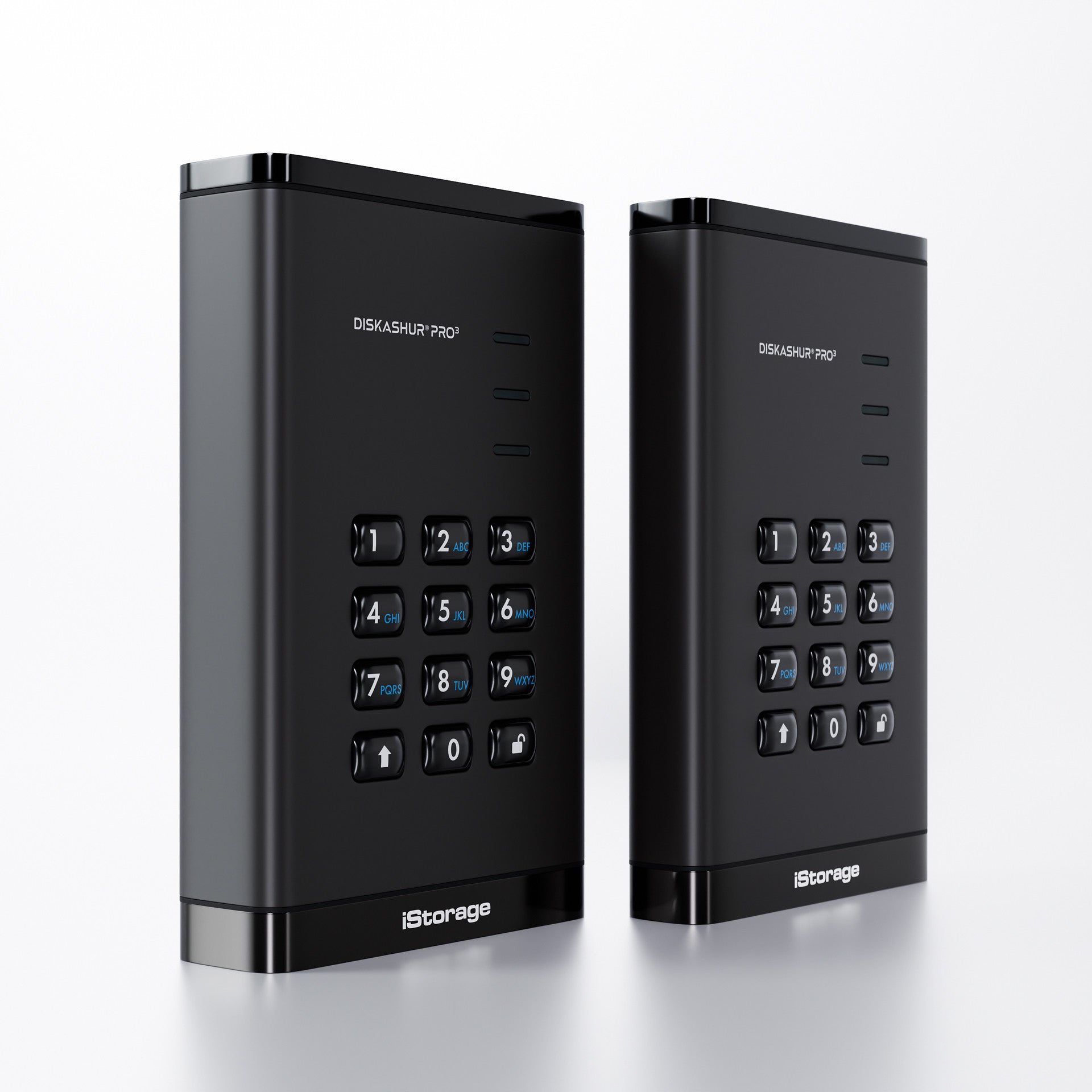 iStorage diskAshur PRO3 SSD 2 To USB Type-A / USB Type-C 3.2 Gen 1 (3.1 Gen 1) Noir