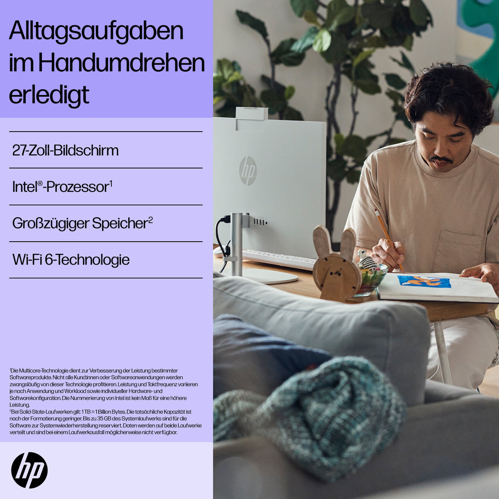 HP 27-cr0102ng AIO I5-1335U 16GB 1TB Windows 11 Home