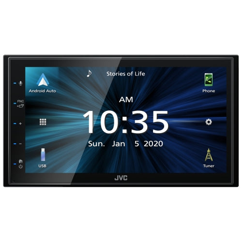 JVC KW-M560BT récepteur multimédia de voiture Noir 200 W Bluetooth