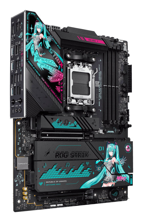 ASUS ROG STRIX X870E-H Gaming WiFi 7 Hatsune Miku Edition Carte Mère AMD X870E Socket AM5 ATX