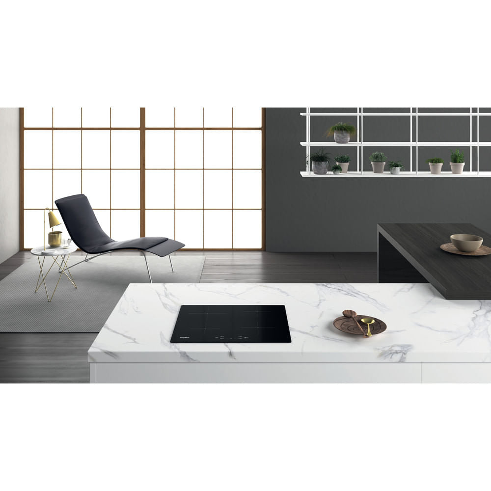 Whirlpool WS Q2160 NE Noir Intégré 59 cm Plaque avec zone à induction 4 zone(s)