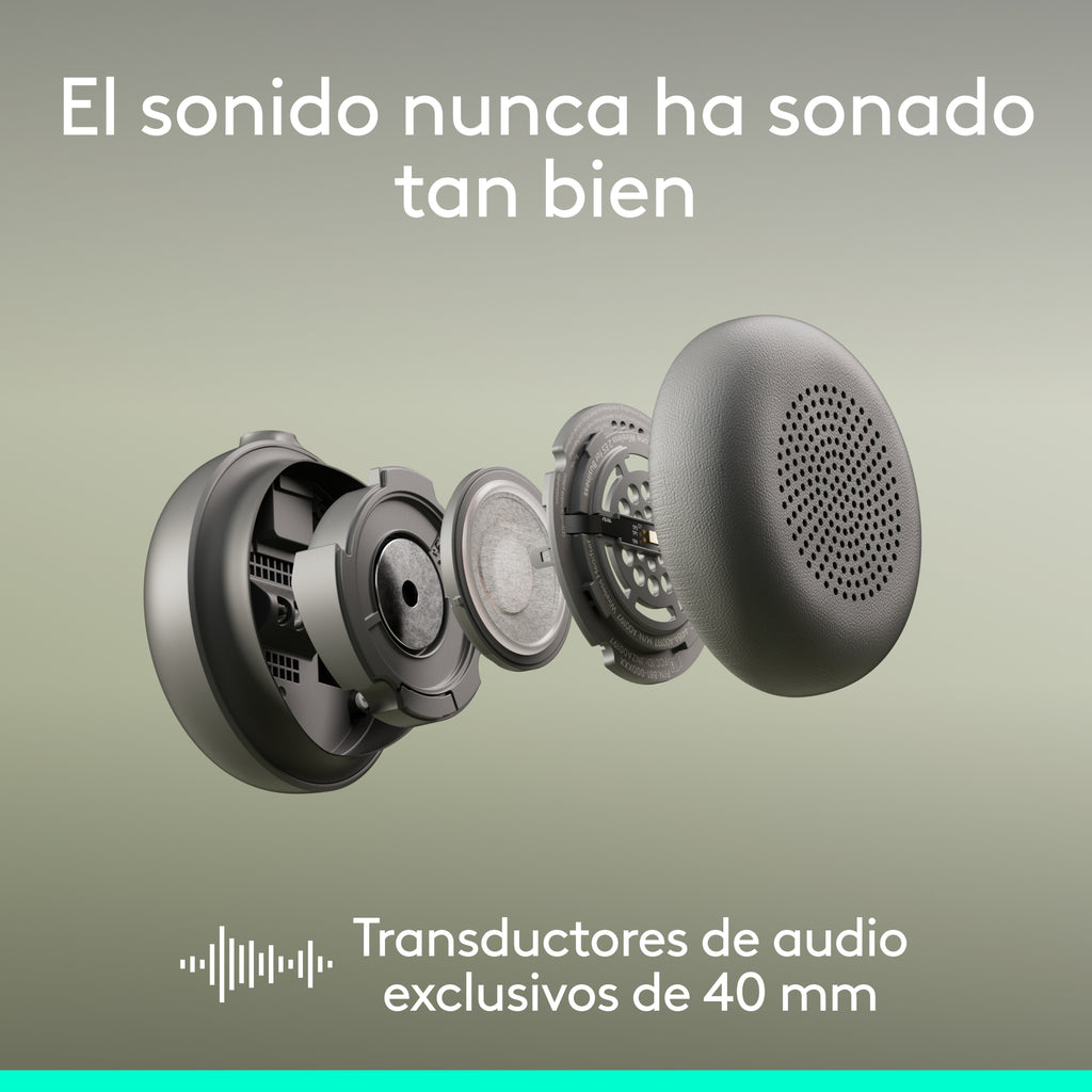 Logitech Zone Wireless 2 ES Kabel & trådløs Høretelefoner Grå