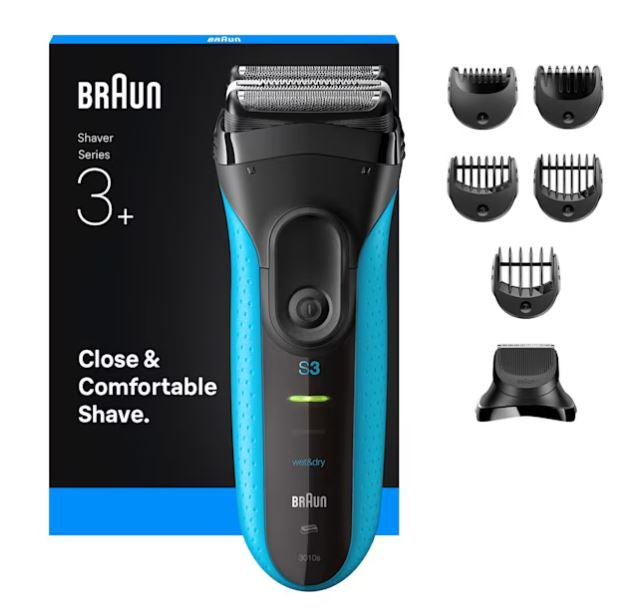 Braun 735483 Rasoir à grille Tondeuse Noir, Bleu