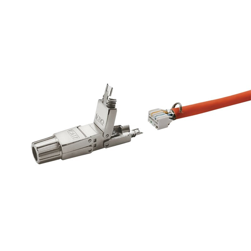 LogiLink MP0057 Connecteur de Fils Cat.6A, Cat.7, Cat.7A Métallique