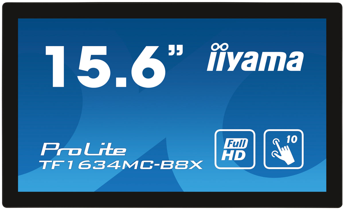 iiyama ProLite TF1634MC-B8X Écran Tactile 15.6" Full HD 1920 x 1080 LED Noir
