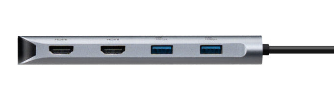 Targus DOCK427GL station d'accueil Avec fil USB 3.2 Gen 2 (3.1 Gen 2) Type-C Gris - vue 4