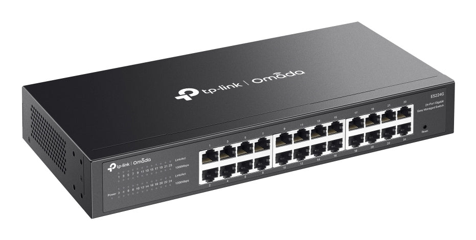 TP-Link Omada ES224G commutateur réseau Géré L2 Gigabit Ethernet (10/100/1000) Noir