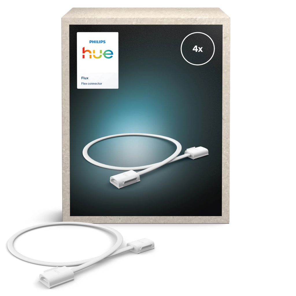 Philips Connecteur Flexible Hue Flux, Lot de 4