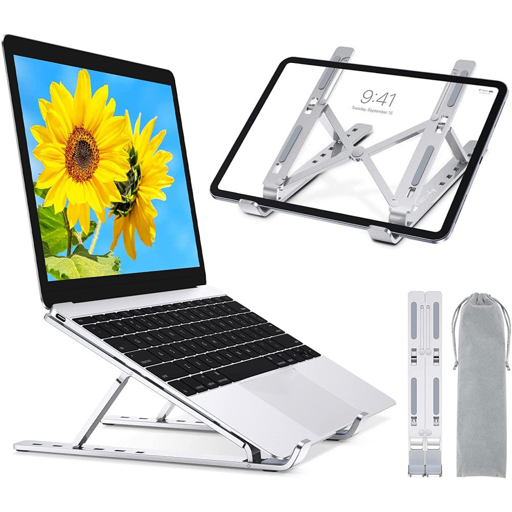Techly ICA-TBL 134TY Support de livres Supports de Laptop Argent 40,6 cm (16")