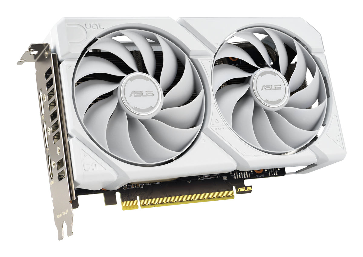 ASUS Dual Radeon RX 9060 XT 16 Go GDDR6 White