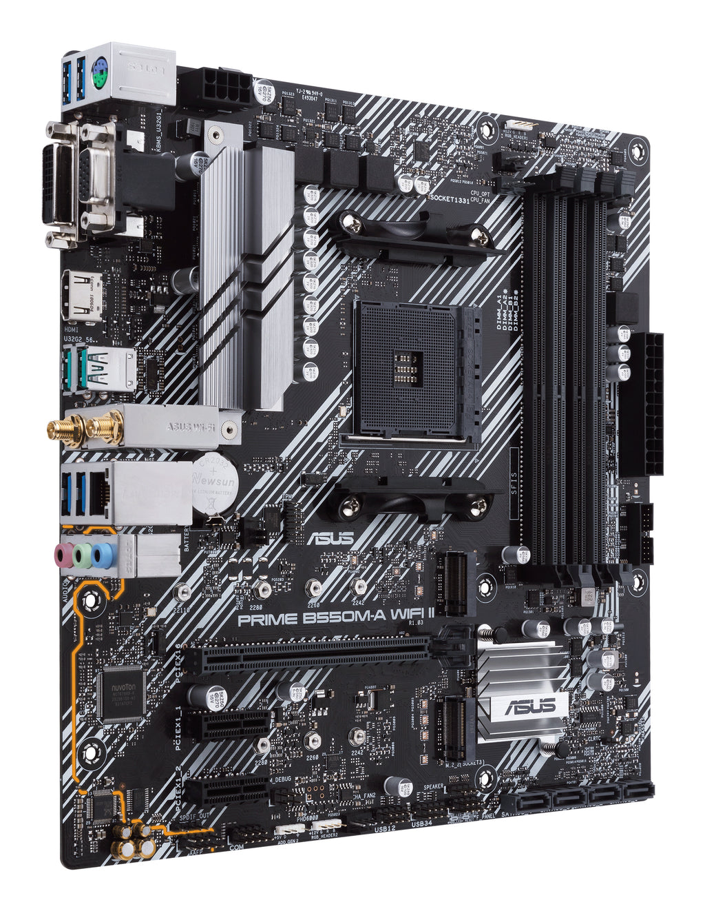 ASUS PRIME B550M-A WIFI II AMD B550 Emplacement AM4 micro ATX
