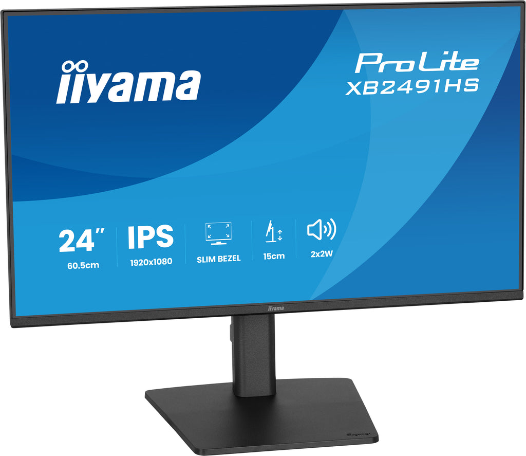 iiyama ProLite XB2491HS-B1 Écran PC 60,5 cm (23.8") Full HD 1920 x 1080 LCD Noir