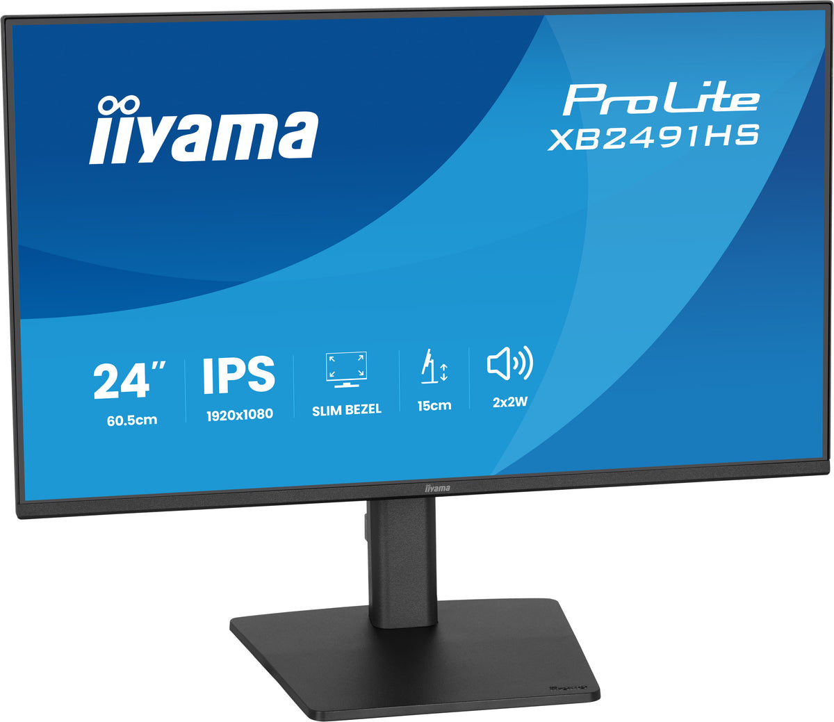 iiyama ProLite XB2491HS-B1 Écran PC 60,5 cm (23.8") Full HD 1920 x 1080 LCD Noir
