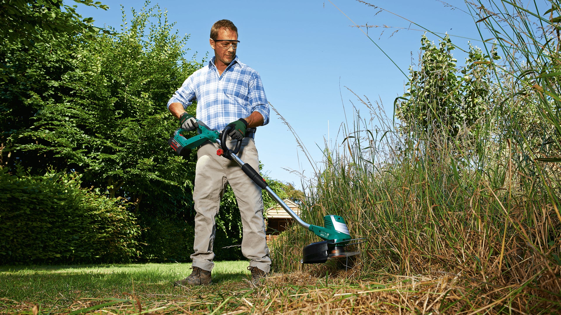Bosch Bosch Advanced GrassCut 36 30 cm Batterie Noir, Vert, Argent