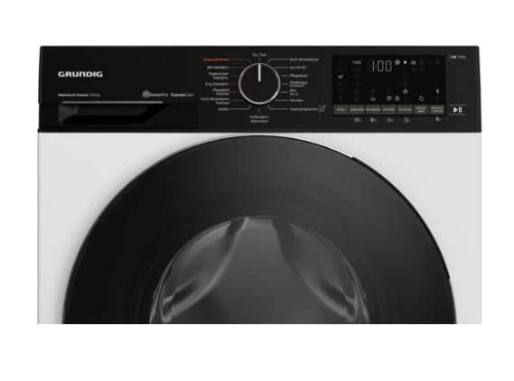 Grundig GD7P510447W Lave-linge Sèche-linge Pose Libre Charge Avant Blanc