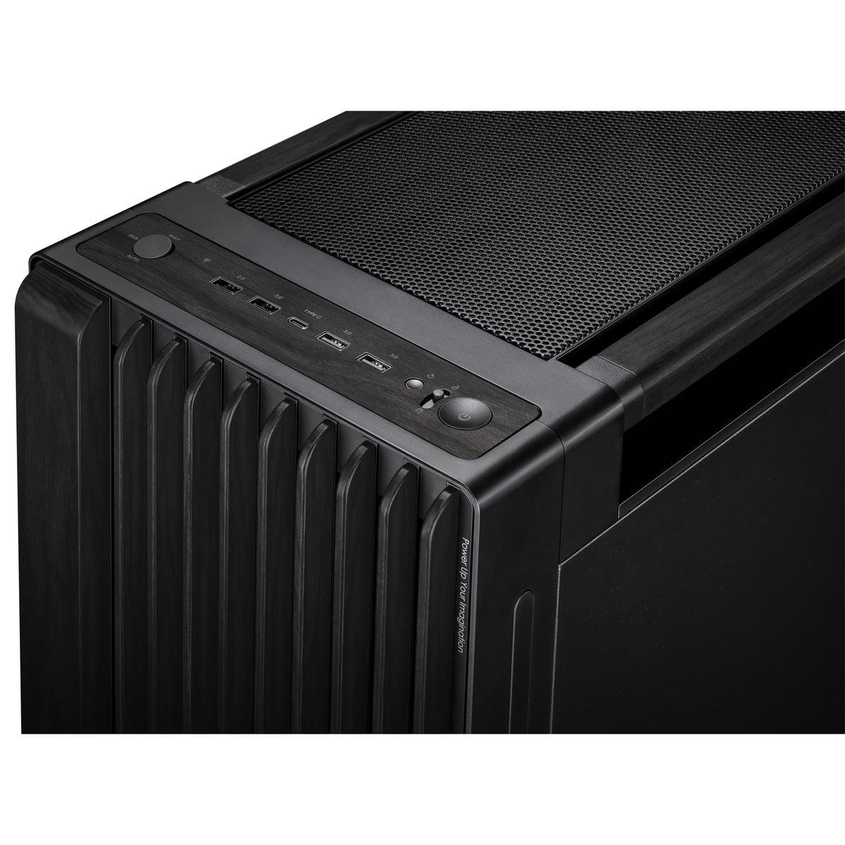 ASUS ProArt PA602 Wood Edition Boîtier PC Midi Tower Noir avec Panneau Métal