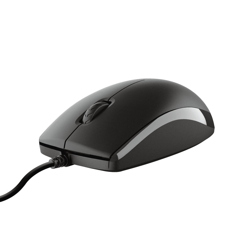 Trust Primo clavier Souris incluse Bureau USB Allemand Noir