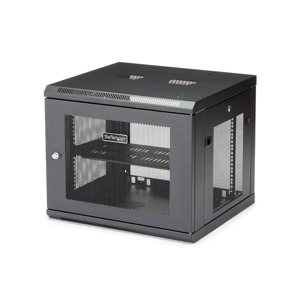 StarTech.com Armoire Réseau Murale 9U 19" à 4 Montants avec Étagère 1U