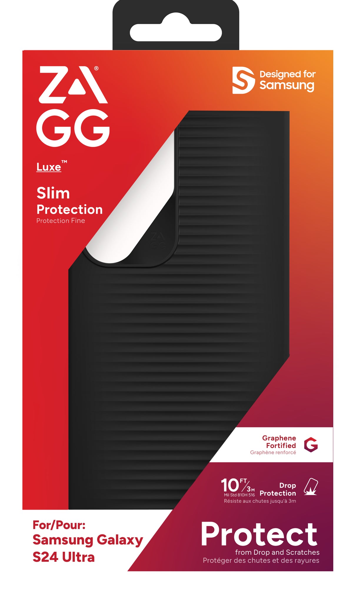 ZAGG Luxe coque de protection pour téléphones portables 17,3 cm (6.8") Housse Noir - vue 3