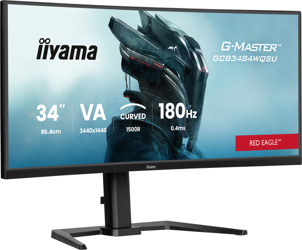 iiyama G-MASTER GCB3484WQSU-B1 Écran PC Courbe 34" UltraWide Quad HD LED Noir