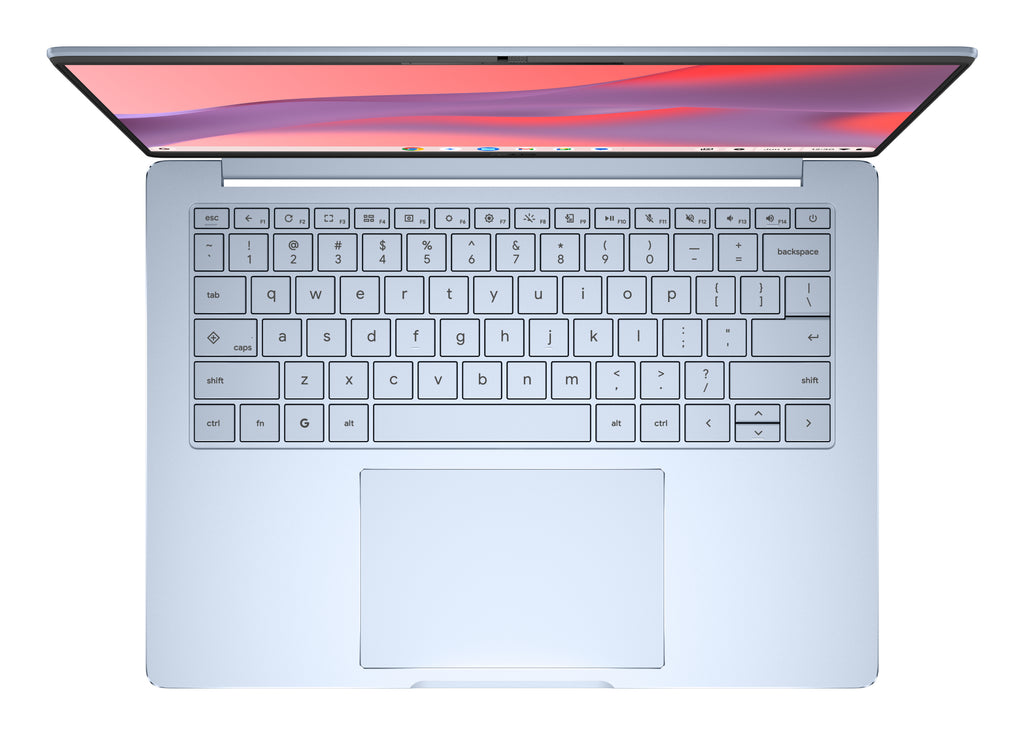 ASUS Chromebook CM14 CM1406CM4A-LY0052 MediaTek Kompanio Kompanio 540 35,6 cm (14") WUXGA 8 Go LPDDR5x-SDRAM 128 Go eMMC Wi-Fi 6E (802.11ax) ChromeOS Bleu QWERTZ Allemand - vue 4