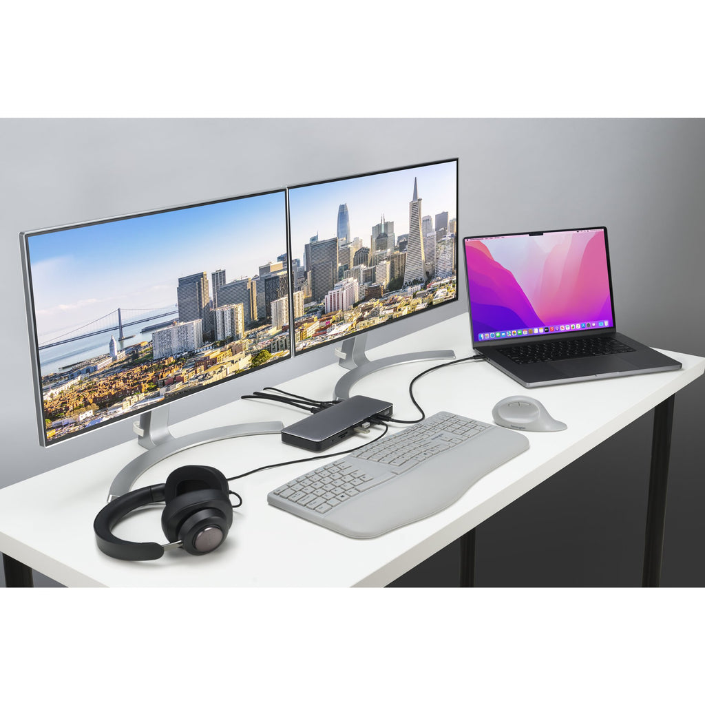 Kensington SD5760T Station d’accueil Thunderbolt 4 avec deux sorties vidéo 4K et alimentation 96 W