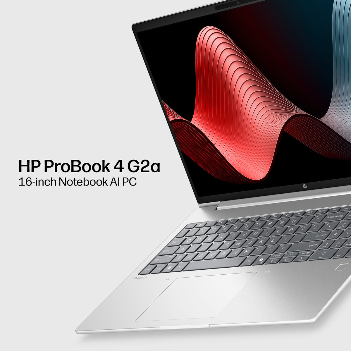 HP ProBook 4 G2a 16 AI AMD Ryzen 5 230 16inch WUXGA AG LED UWVA UMA Webcam 16GB DDR5 512GB SSD be+BT 3C Batt FPS W11P 1Y