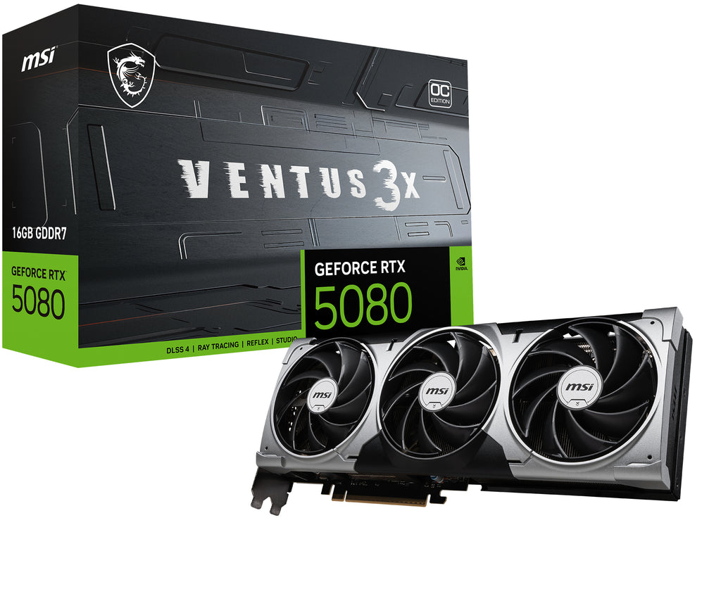 MSI VENTUS GeForce RTX 5080 16 Go GDDR7 3X OC
