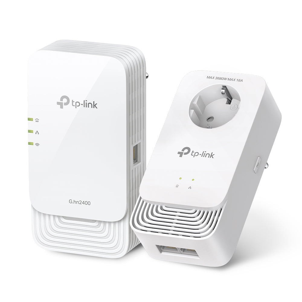TP-Link PGW2440 KIT Adaptateur réseau CPL 1428 Mbit/s Ethernet/LAN Wifi Blanc