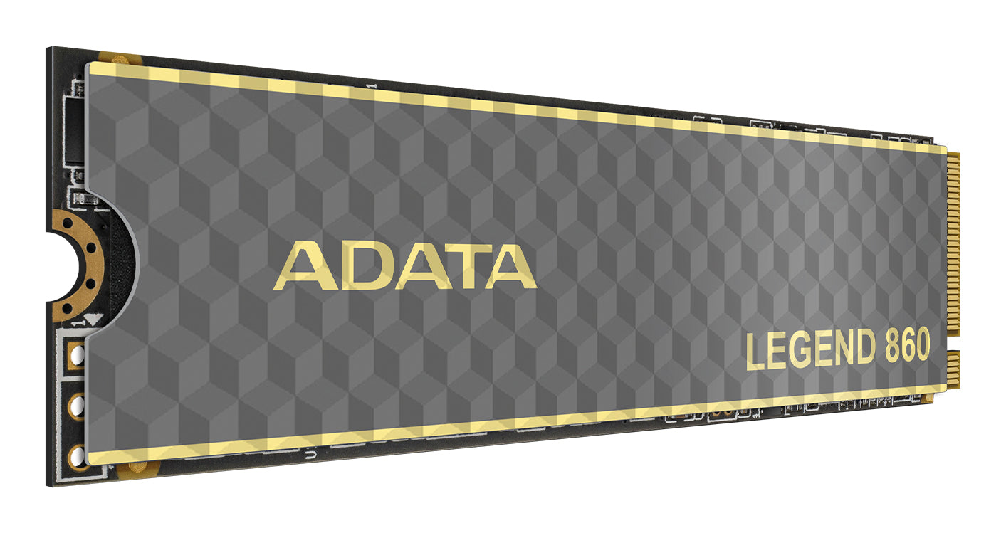 ADATA LEGEND 860 SLEG-860-500GCS disque SSD 500 Go M.2 PCI Express 4.0 NVMe 3D NAND