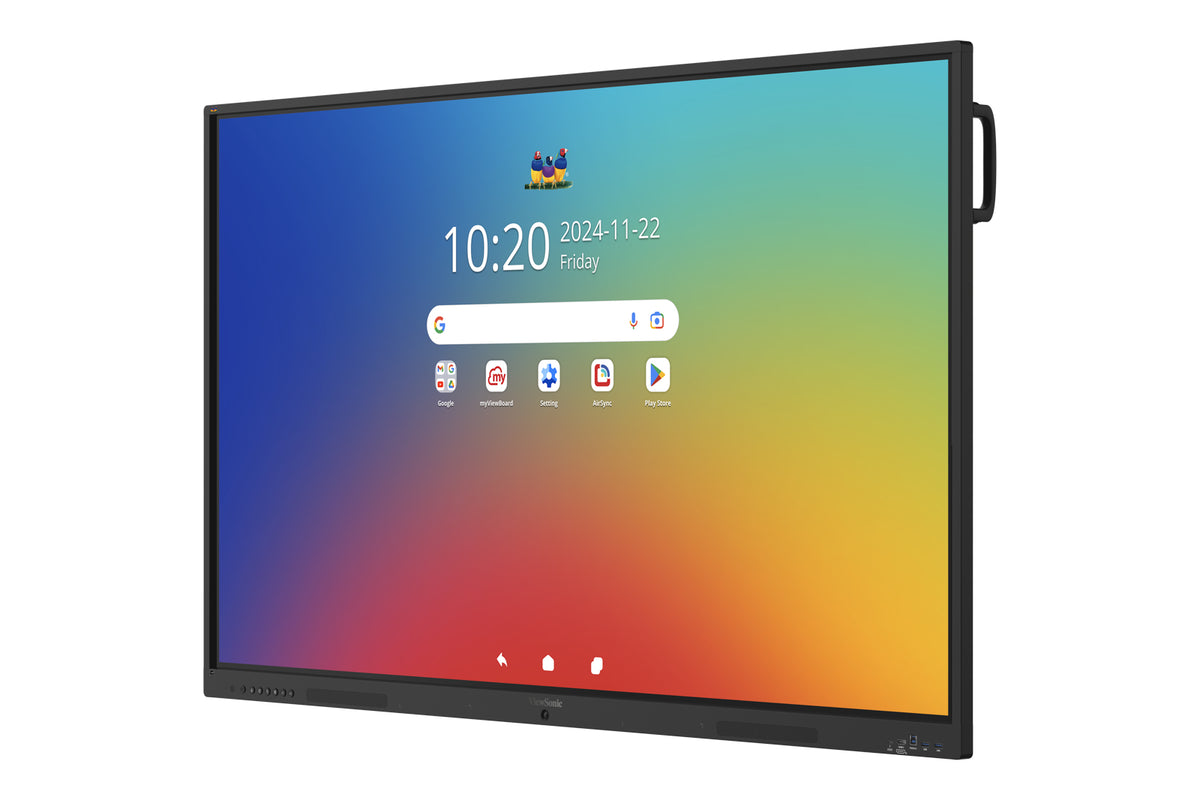 Viewsonic IFP 86IN 4K ANDROID 16 EDLA 64 tableau blanc interactif 2,18 m (86") 3840 x 2160 pixels Écran tactile