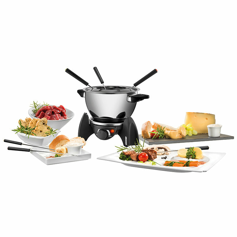 Unold 48615 Appareil à Fondue, Raclette et Wok pour 6 Personnes