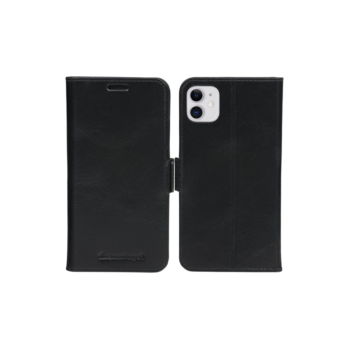 Coque de Protection CPH Slim pour Téléphones 6.1 pouces (15,5 cm), Étui Portefeuille Noir