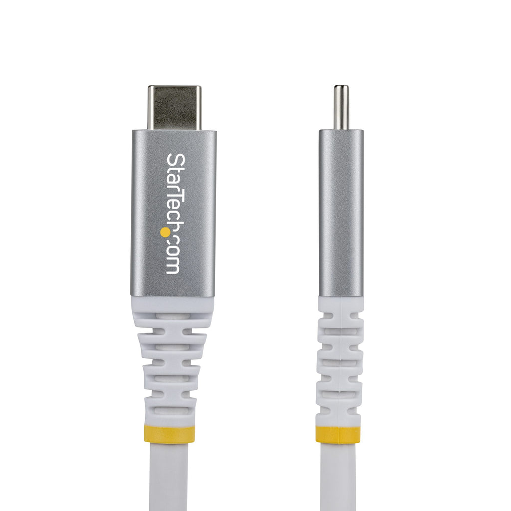 StarTech.com Câble USB4 USB-C 3m, 20 Gbit/s, 60W PD, 4K 120Hz DP 1.4, Blanc