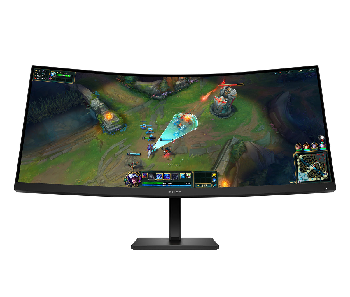 HP OMEN LCD 34c G2 curved VA 34 86,4 cm WQHD 3440x1440 1ms 185 Hz 400 nits2xHDMIDPVESA écran plat de PC 86,4 cm (34") 34