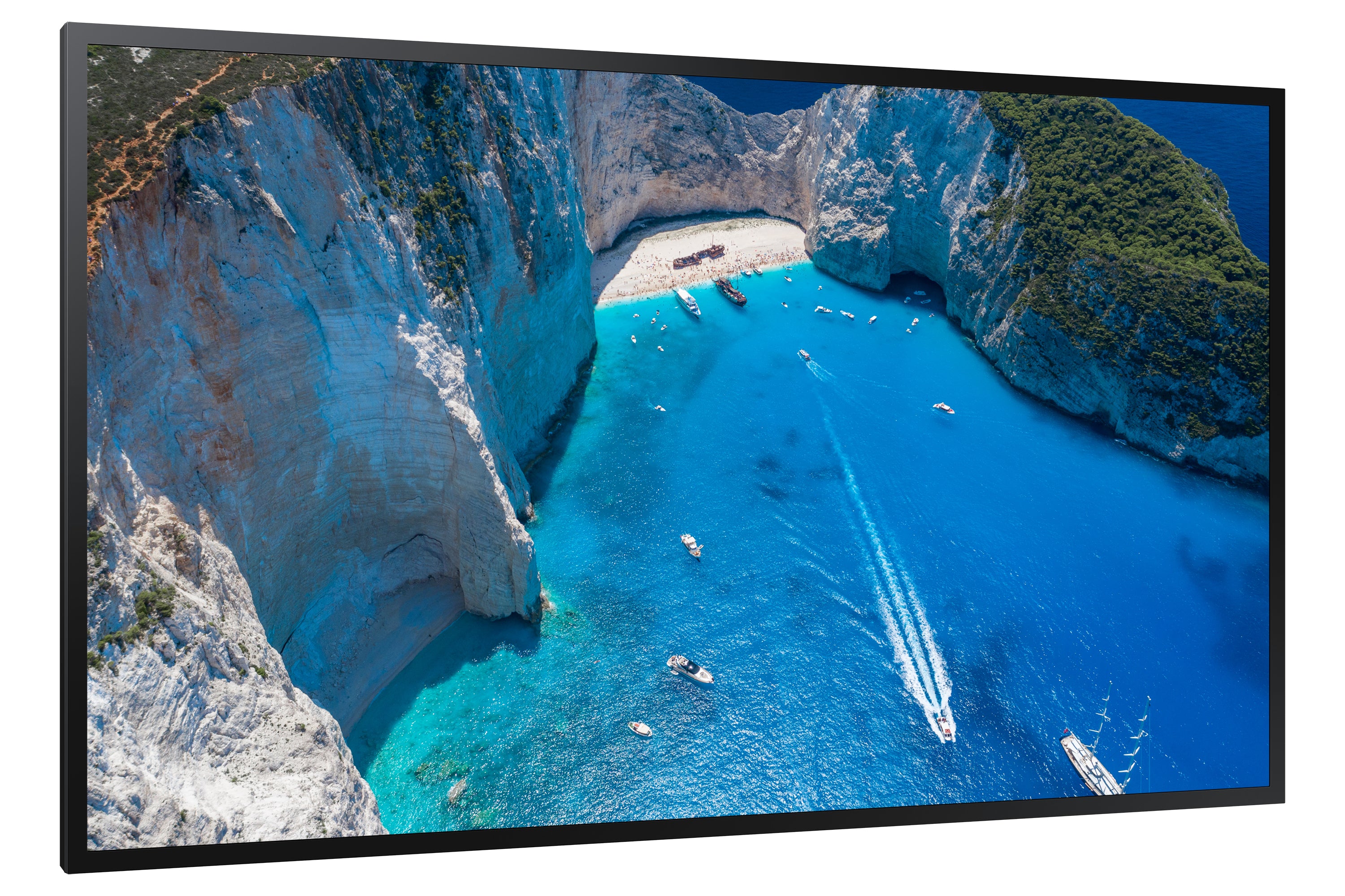 Samsung OM75A Écran plat de signalisation numérique 190,5 cm (75") LCD Wifi 4000 cd/m² 4K Ultra HD Noir Intégré dans le processeur Tizen 5.0 24/7