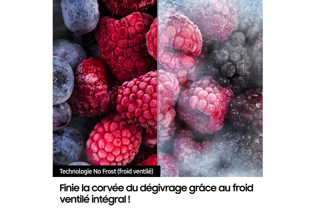 Samsung Samsung Réfrigérateur Combiné Bespoke AI - Blanc- Connecté - 344L - Classe E -RB34C600EWW