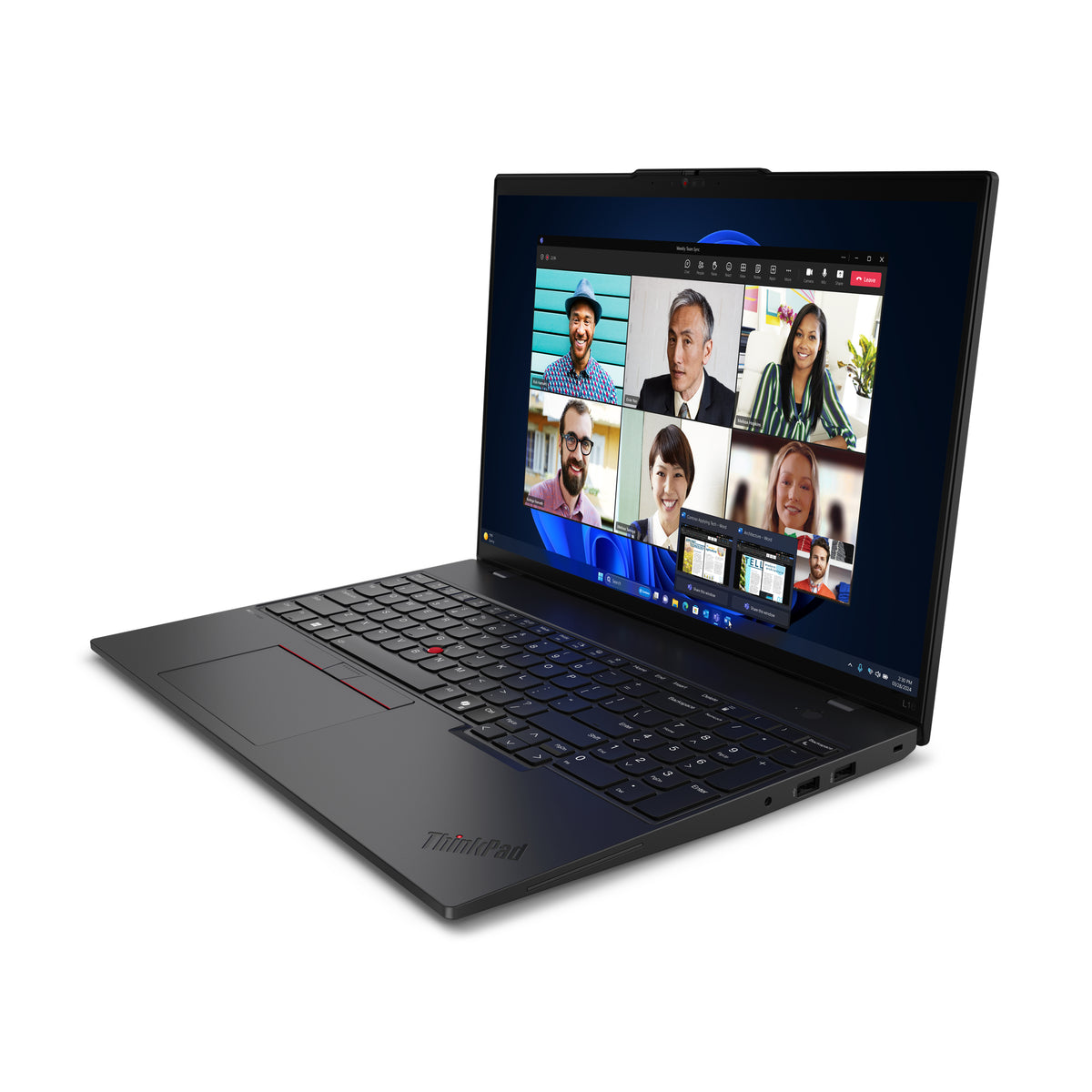 Lenovo ThinkPad L16 Gen 1 Intel Core Ultra 5 125U, 16" WUXGA, 16 Go DDR5, 512 Go SSD, Wi-Fi 6E, Windows 11 Pro, Noir