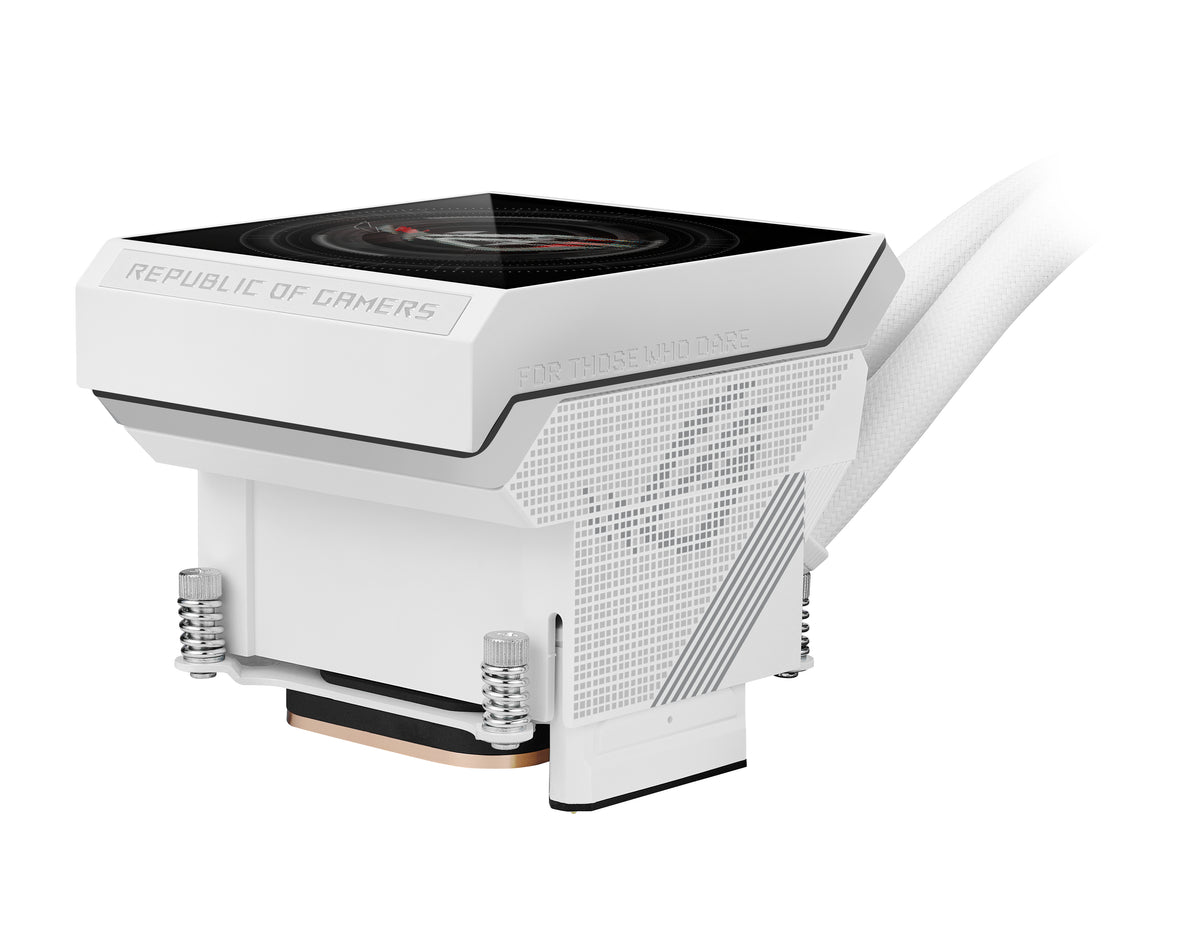 ASUS ROG STRIX SLC IV 360 ARGB LCD WHT Processeur Refroidisseur de liquide tout-en-un 12 cm Blanc 1 pièce(s)