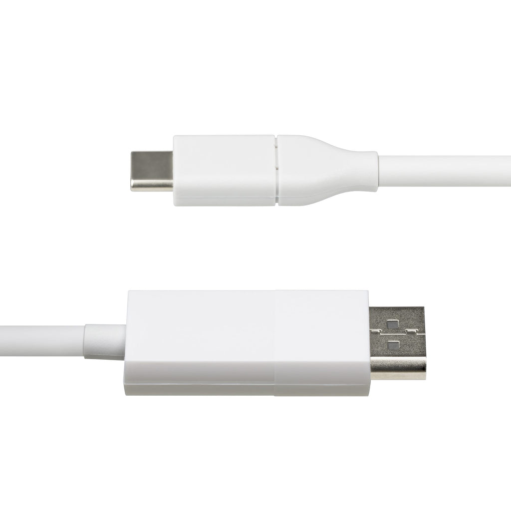 StarTech.com Câble USB-C vers DisplayPort 1.2 Bidirectionnel 4K 60Hz 2m Blanc