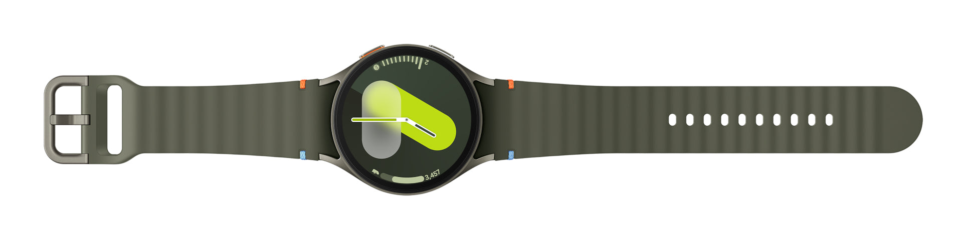 Samsung Samsung Galaxy Watch7 3,81 cm (1.5") AMOLED 44 mm Numérique 480 x 480 pixels Écran tactile Vert Wifi GPS (satellite)