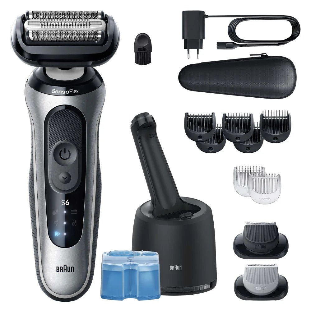 Braun Series 6 62-S7650cc Rasoir à grille Tondeuse Argent