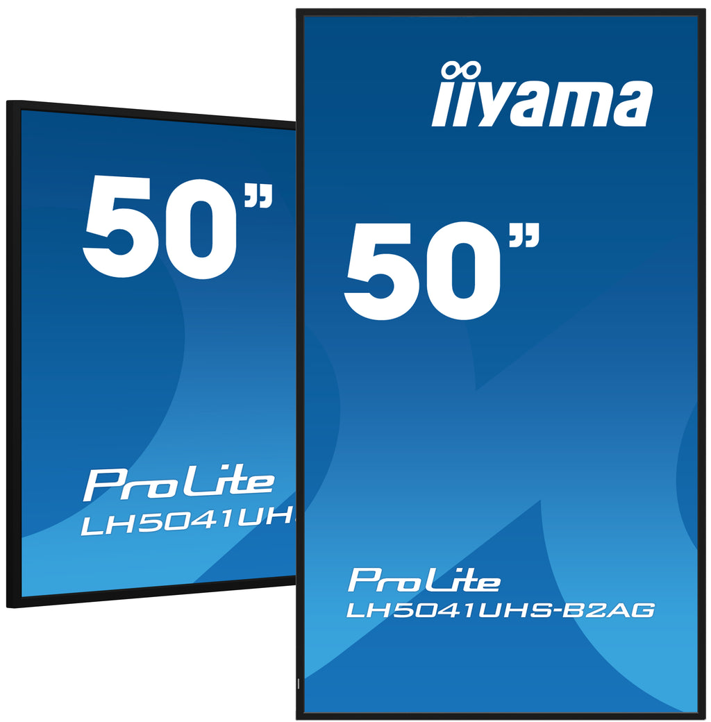 iiyama LH5041UHS-B2AG Écran d'affichage dynamique Écran plat de signalisation numérique 127 cm (50") LCD 500 cd/m² 4K Ul